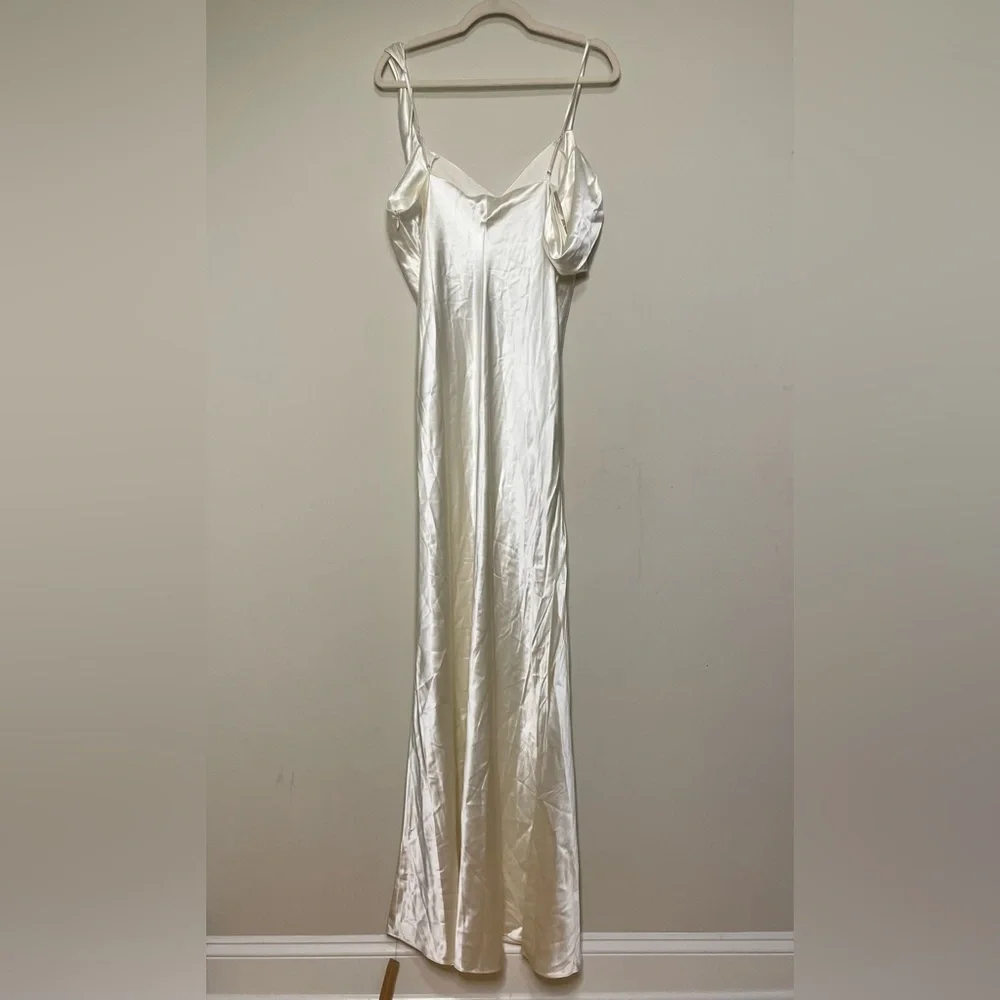 Reformation Ronda Luxe Ivory Bridal Gown NWT - Picture 10 of 11